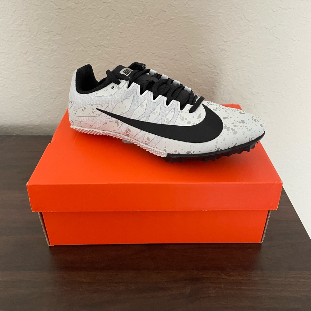 Women’s Zoom Rival S 9 Track Spike (Pure Platinum/Black-Metallic Silver)